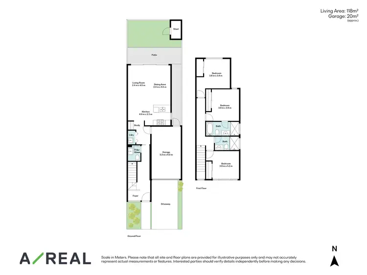 Floorplan of Homely townhouse listing, 31 Calibre Retreat, Keysborough VIC 3173