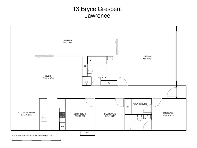 Floorplan of Homely house listing, 13 Bryce Crescent, Lawrence NSW 2460