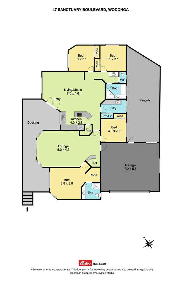 Floorplan of Homely house listing, 47 Sanctuary Boulevard, Wodonga VIC 3690