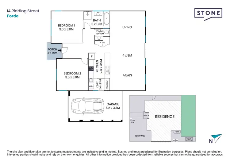 Floorplan of Homely house listing, 14 Ridding Street, Forde ACT 2914