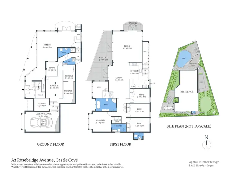 Floorplan of Homely house listing, A2 Rosebridge Avenue, Castle Cove NSW 2069