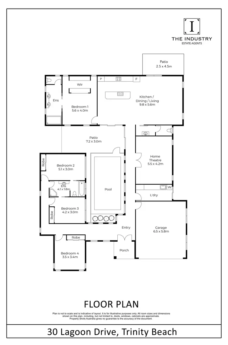 Floorplan of Homely house listing, 30 Lagoon Drive, Trinity Beach QLD 4879