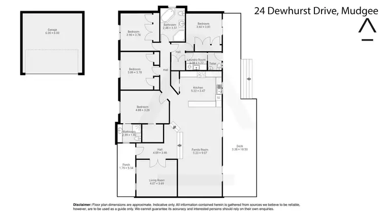 Floorplan of Homely house listing, 24 Dewhurst Drive, Mudgee NSW 2850