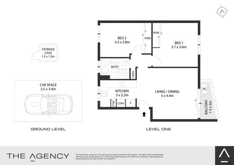 Floorplan of Homely apartment listing, 12/78 Hampden Road, Russell Lea NSW 2046