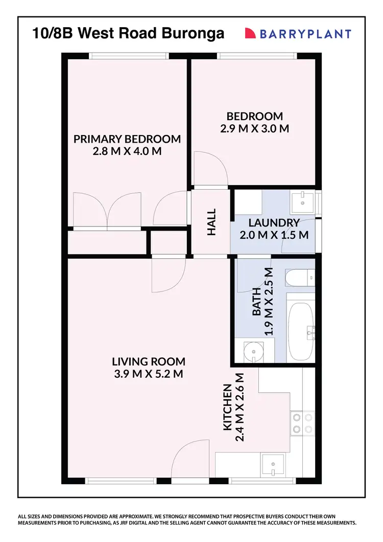 Floorplan of Homely unit listing, 10/8B West Road, Buronga NSW 2739