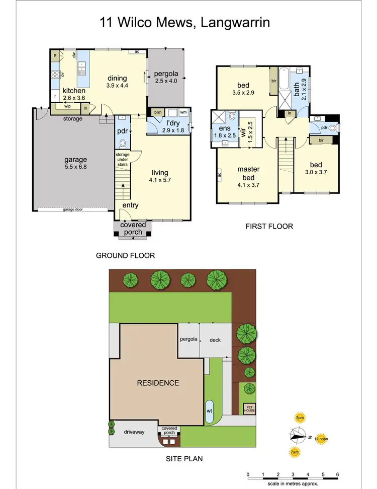Floorplan of Homely house listing, 11 Wilco Mews, Langwarrin VIC 3910
