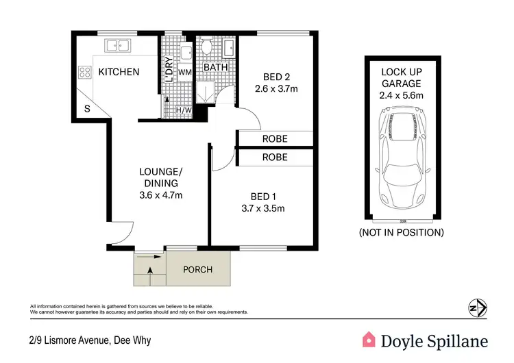 Floorplan of Homely apartment listing, 2/9 Lismore Avenue, Dee Why NSW 2099
