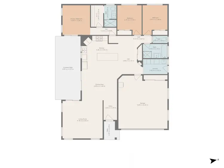 Floorplan of Homely unit listing, 1 & 2/14 Coldstream Street, Emerald QLD 4720