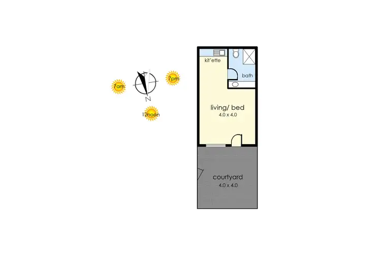 Floorplan of Homely unit listing, 47/325 Nepean Highway, Frankston VIC 3199