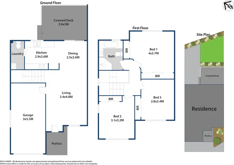 Floorplan of Homely townhouse listing, 1/152-156 Metella Road, Toongabbie NSW 2146
