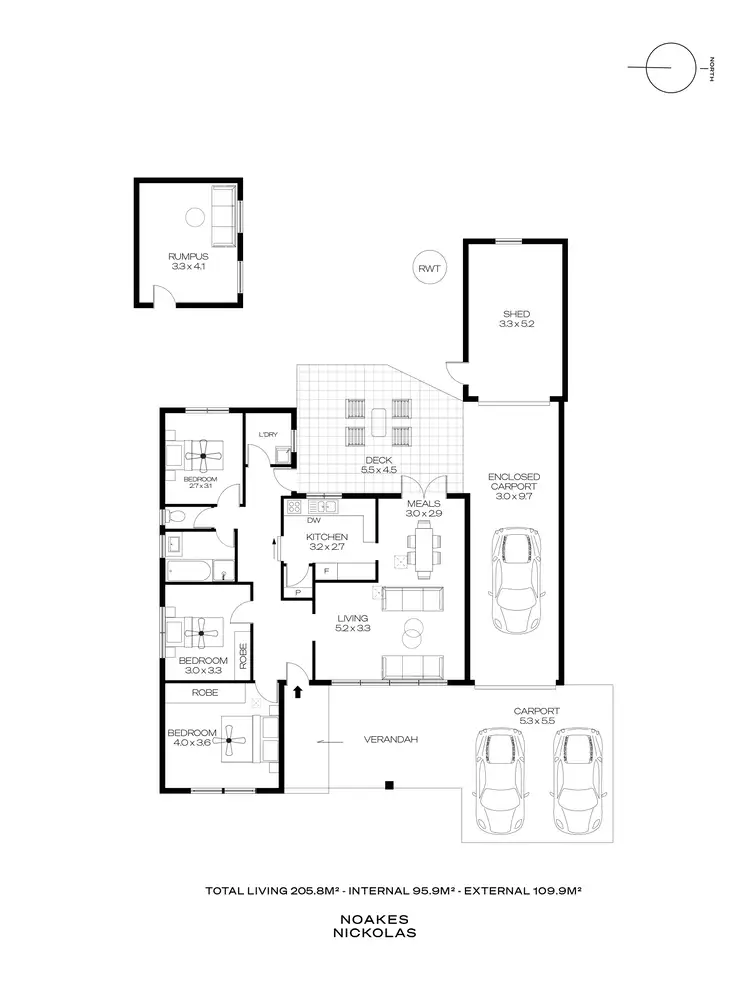 Floorplan of Homely house listing, 4 Geraldine Avenue, Mitchell Park SA 5043