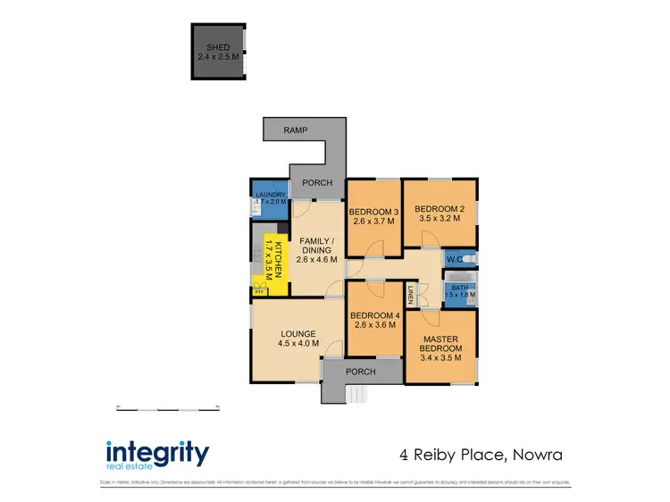 Floorplan of Homely house listing, 4 Reiby Place, Nowra NSW 2541