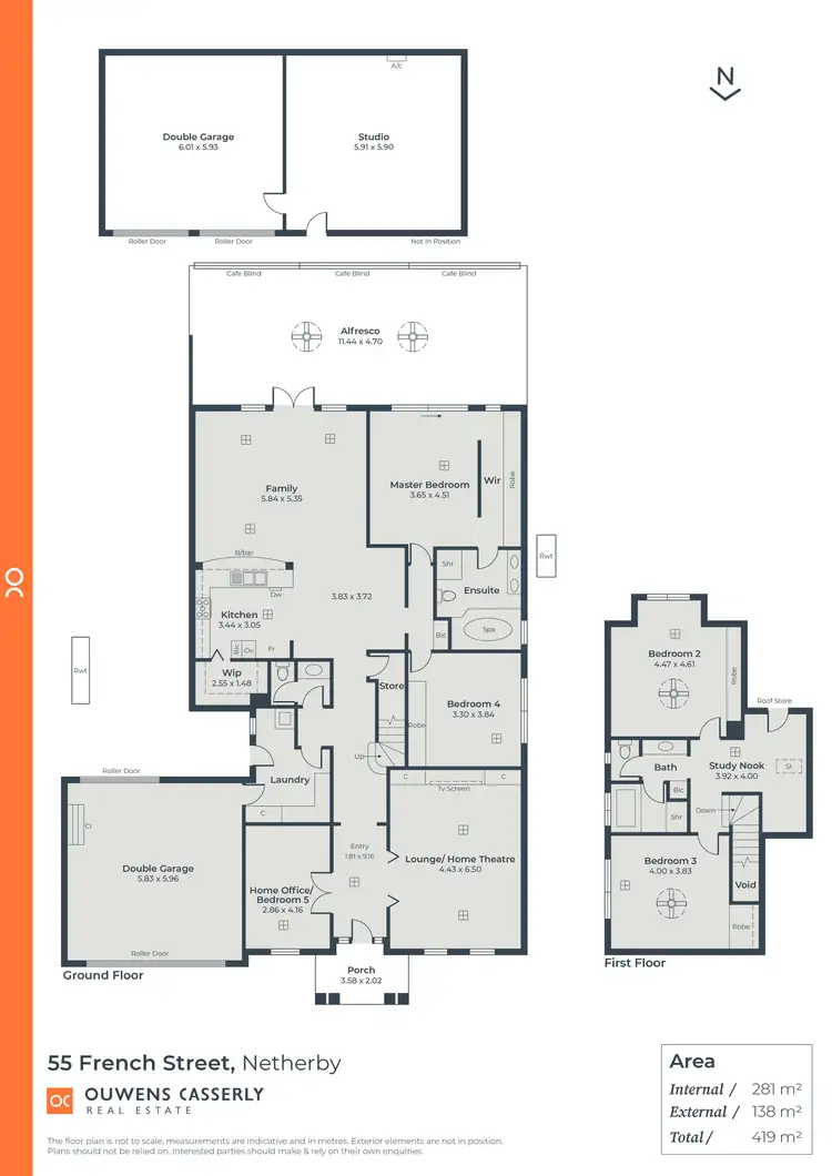 Floorplan of Homely house listing, 55 French Street, Netherby SA 5062