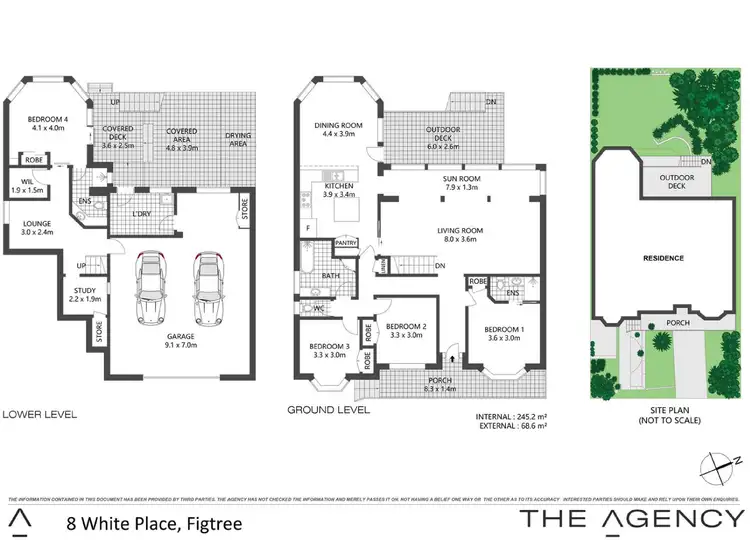 Floorplan of Homely house listing, 8 White Place, Figtree NSW 2525