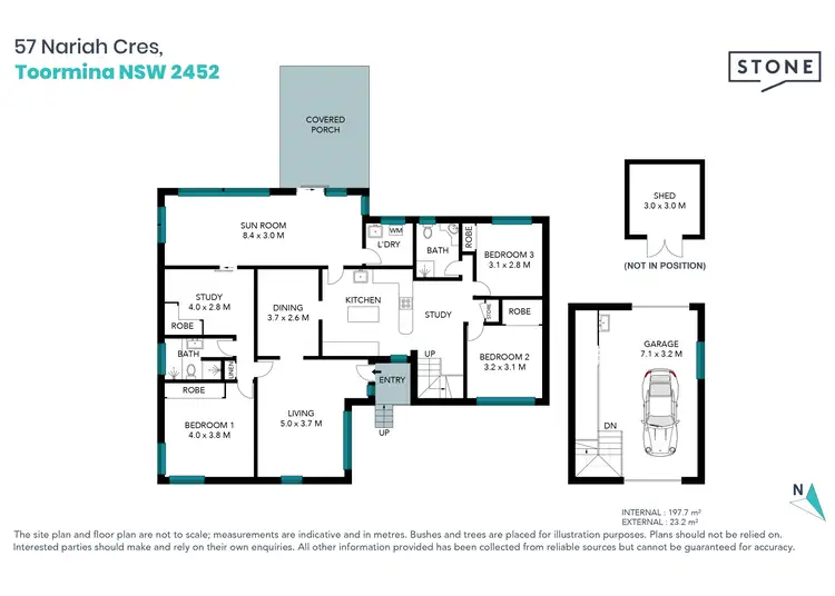 Floorplan of Homely house listing, 57 Nariah Crescent, Toormina NSW 2452