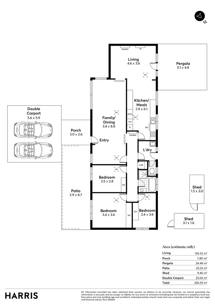 Floorplan of Homely house listing, 19 Bermuda Way, Glenalta SA 5052
