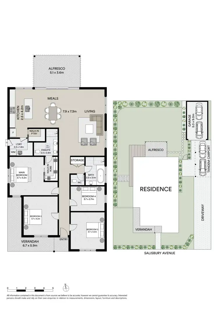 Floorplan of Homely house listing, 6 Salisbury Avenue, Newington VIC 3350