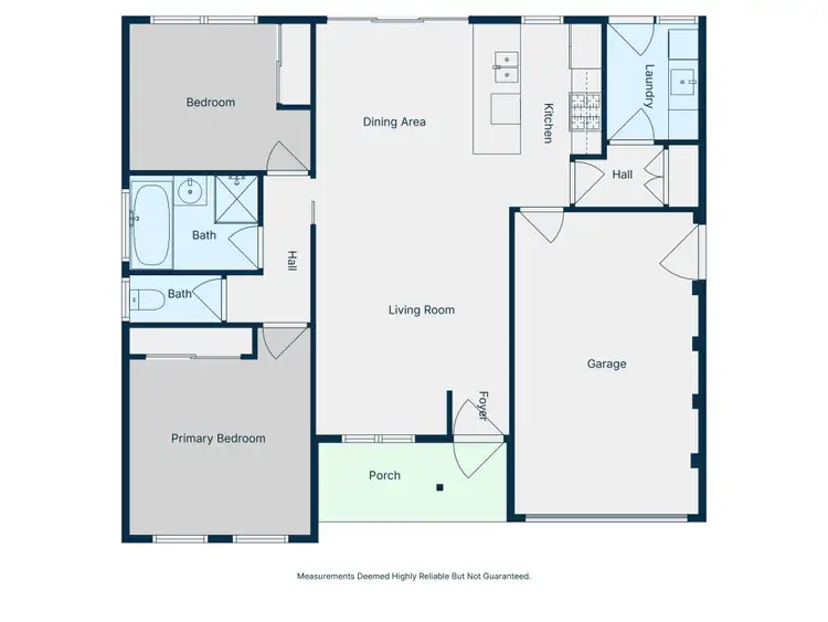 Floorplan of Homely house listing, 3a Hafey Court, Eureka VIC 3350