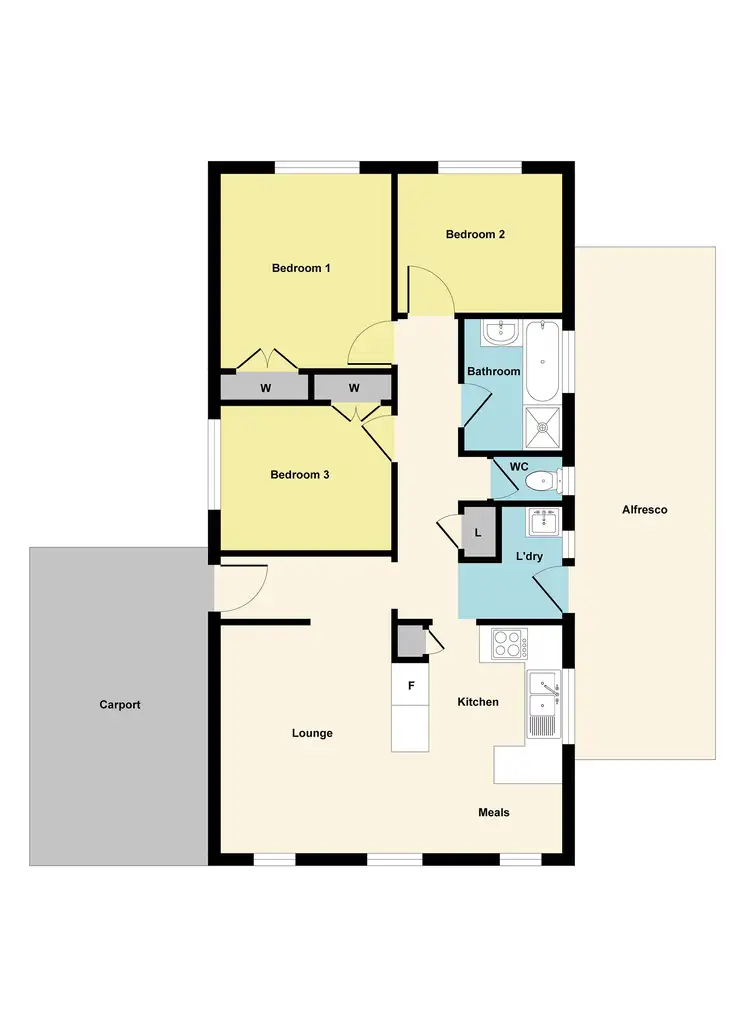 Floorplan of Homely house listing, 130 Learmonth Road, Wendouree VIC 3355