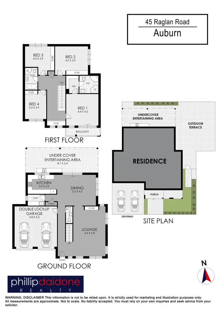 Floorplan of Homely house listing, 45 Raglan Road, Auburn NSW 2144