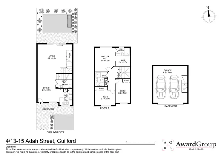 Floorplan of Homely townhouse listing, 4/13-15 Adah Street, Guildford NSW 2161