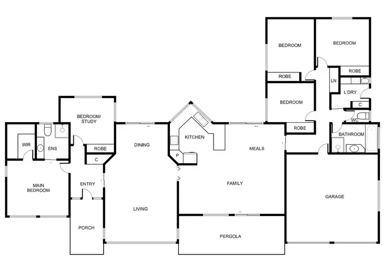 Floorplan of Homely house listing, 7 McCaw Place, Calwell ACT 2905