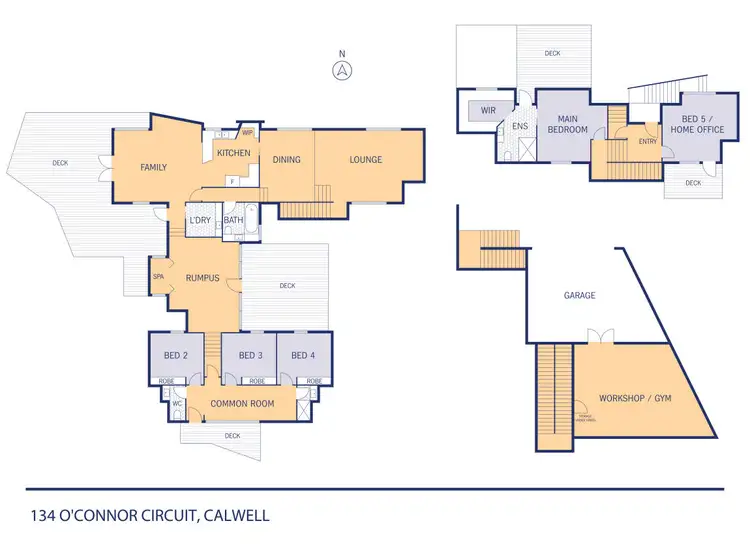 Floorplan of Homely house listing, 134 O'Connor Circuit, Calwell ACT 2905
