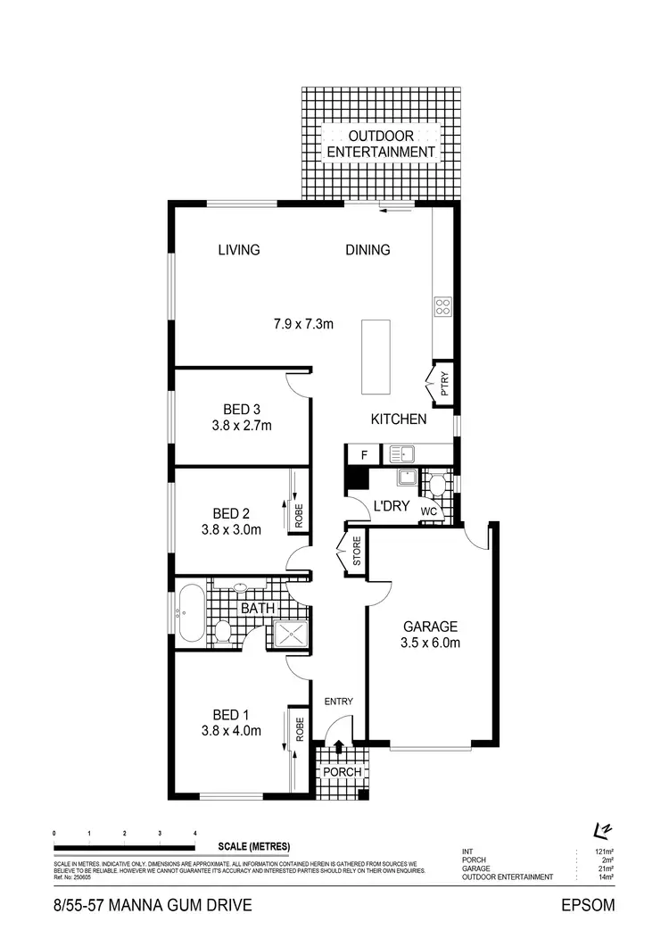 Floorplan of Homely house listing, 8/55-57 Manna Gum Drive, Epsom VIC 3551