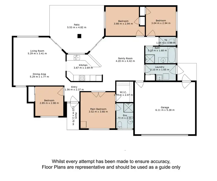 Floorplan of Homely house listing, 11 McGinn Court, Caboolture QLD 4510