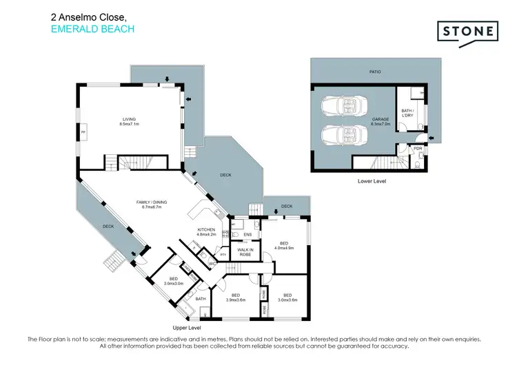 Floorplan of Homely house listing, 2 Anselmo Close, Emerald Beach NSW 2456