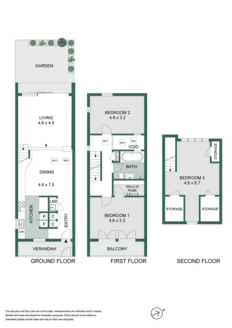 Floorplan of Homely terrace listing, 69 High Holborn Street, Surry Hills NSW 2010