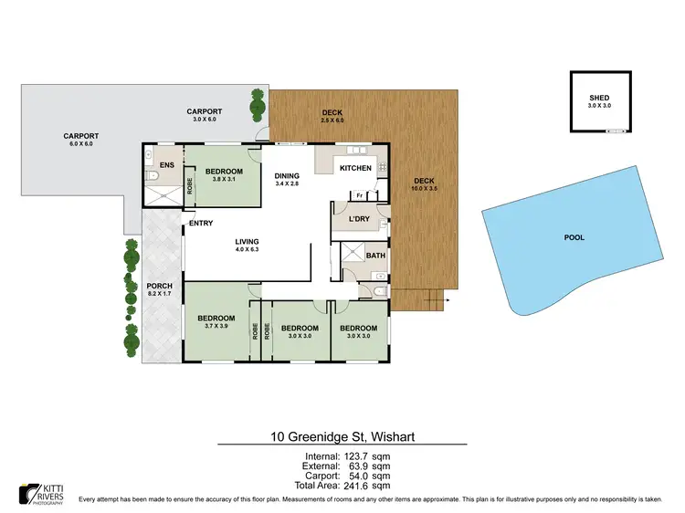 Floorplan of Homely house listing, 10 Greenidge Street, Wishart QLD 4122