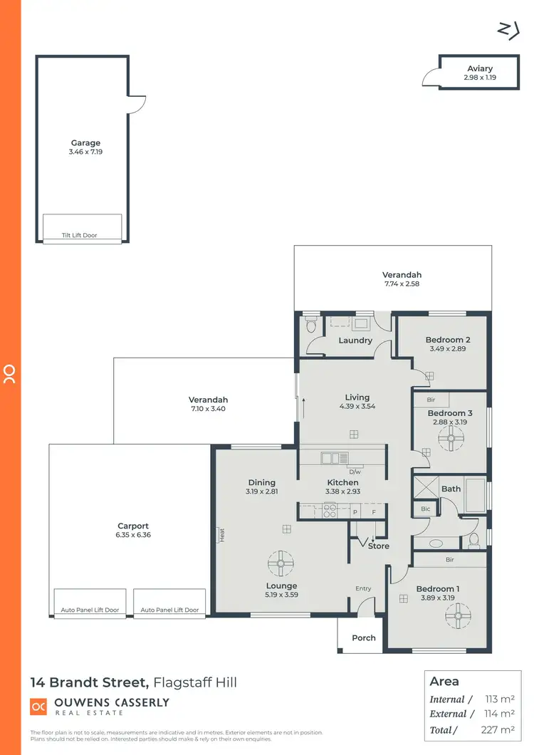 Floorplan of Homely house listing, 14 Brandt Street, Flagstaff Hill SA 5159