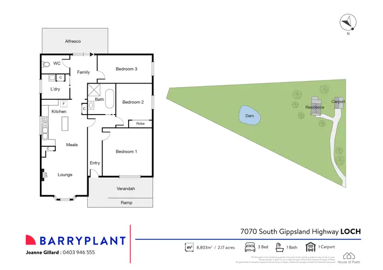 Floorplan of Homely rural property listing, 7070 South Gippsland Highway, Loch VIC 3945