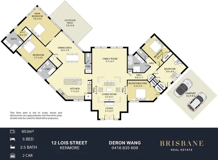 Floorplan of Homely house listing, 12 Lois Street, Kenmore QLD 4069