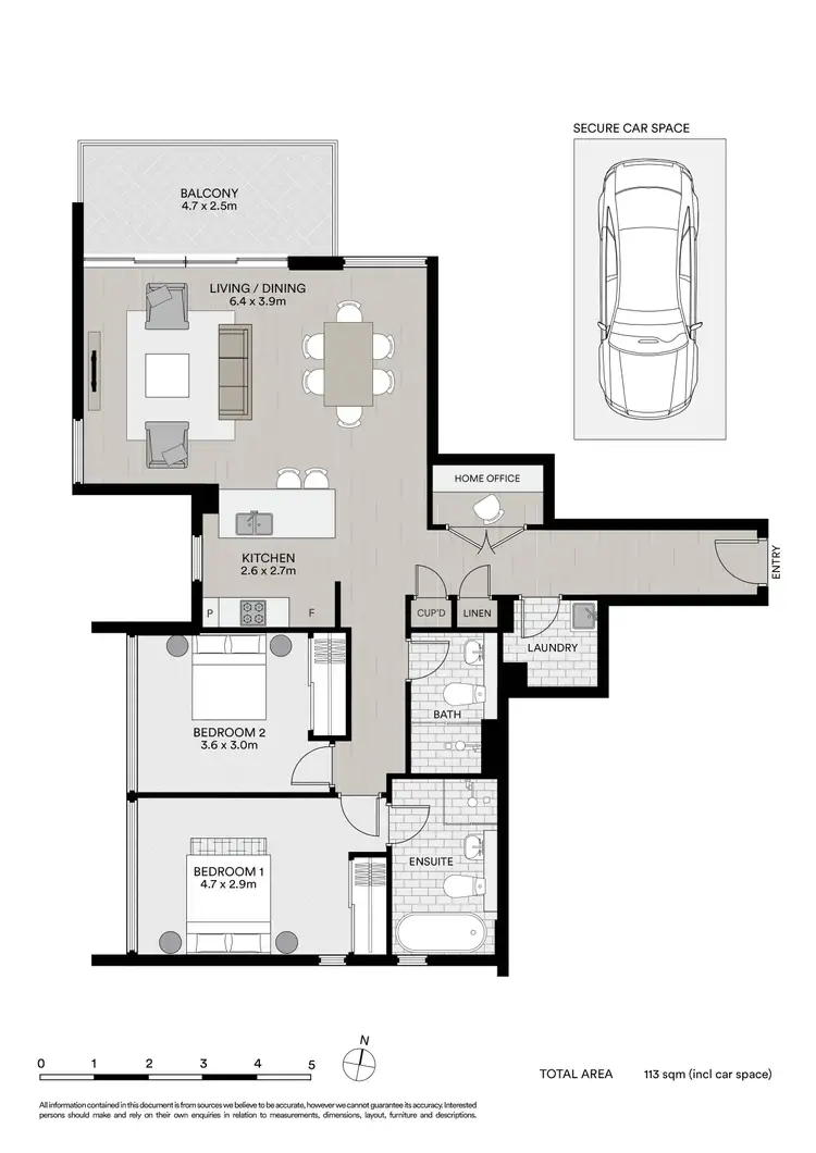 Floorplan of Homely apartment listing, 302/14 Epping Park Drive, Epping NSW 2121