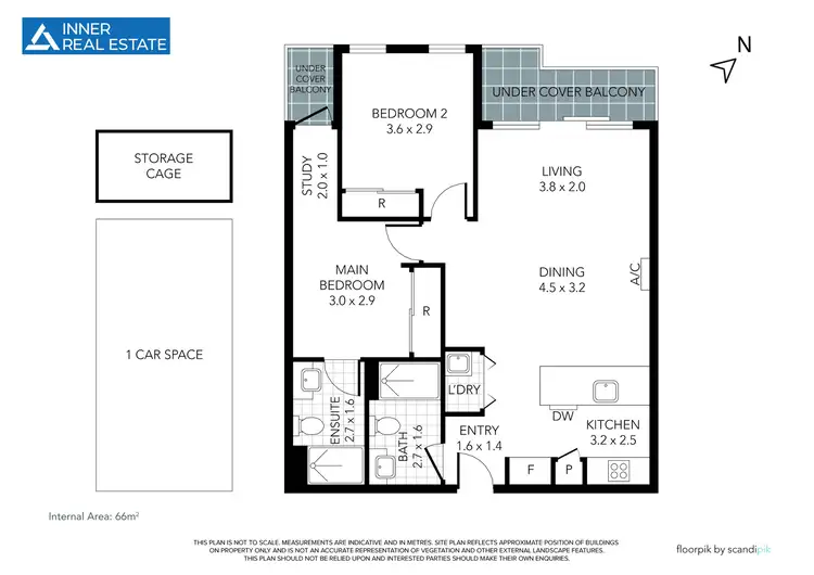 Floorplan of Homely apartment listing, 106/28 Watson Grove, Glen Huntly VIC 3163