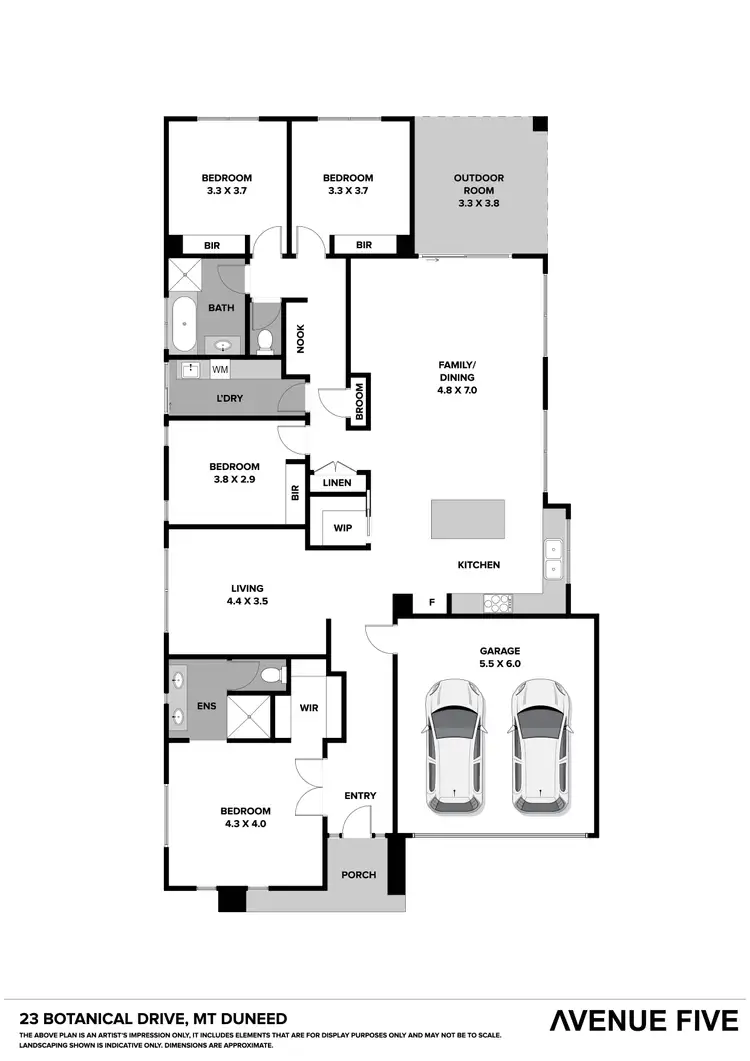 Floorplan of Homely house listing, 23 Botanical Drive, Mount Duneed VIC 3217