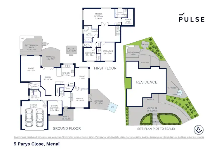 Floorplan of Homely house listing, 5 Parys Close, Menai NSW 2234