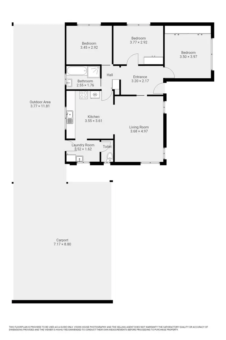 Floorplan of Homely house listing, 5 Ritchie Street, Ouyen VIC 3490