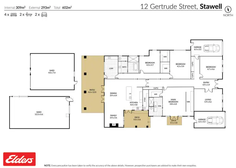 Floorplan of Homely house listing, 12 Gertrude Street, Stawell VIC 3380
