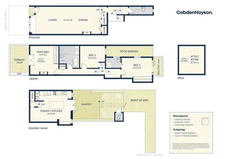 Floorplan of Homely house listing, 8 Evans Street, Balmain NSW 2041