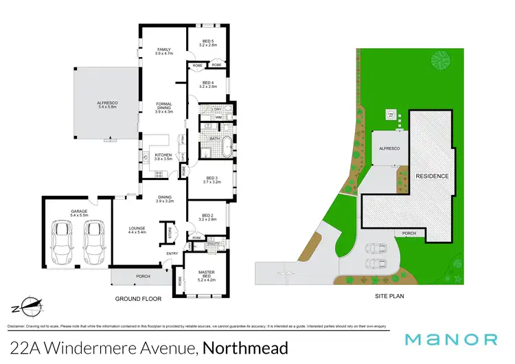 Floorplan of Homely house listing, 22A Windermere Avenue, Northmead NSW 2152