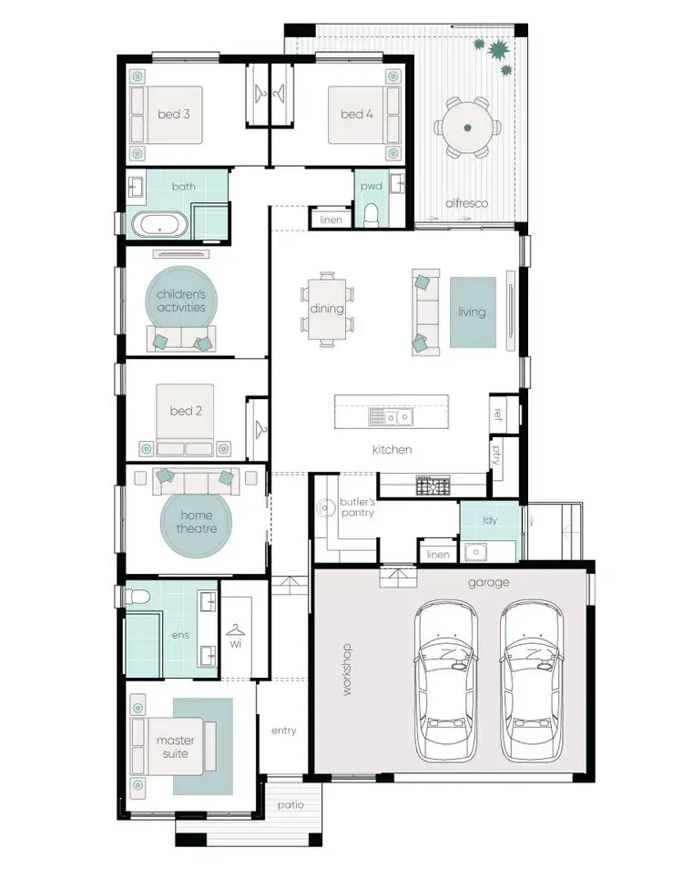 Floorplan of Homely house listing, 19 Bushel Approach, Gilead NSW 2560
