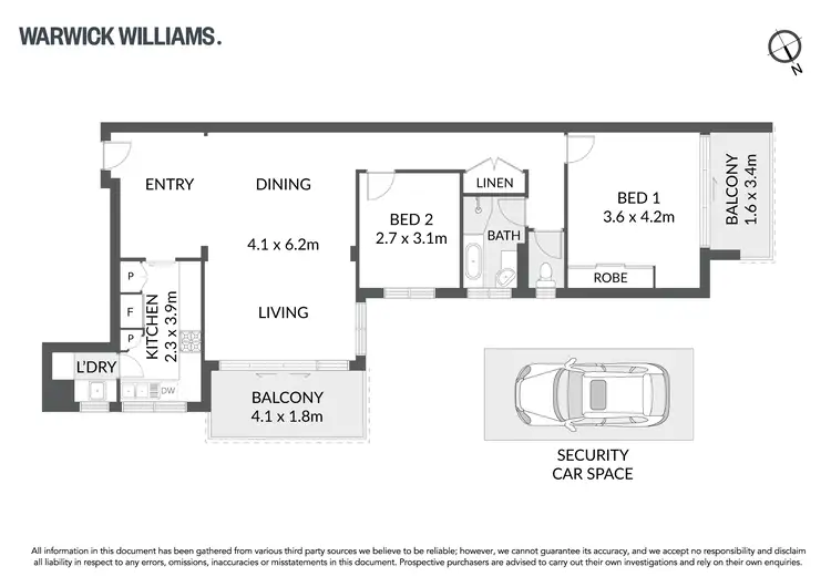 Floorplan of Homely apartment listing, 18/347 Victoria Place, Drummoyne NSW 2047