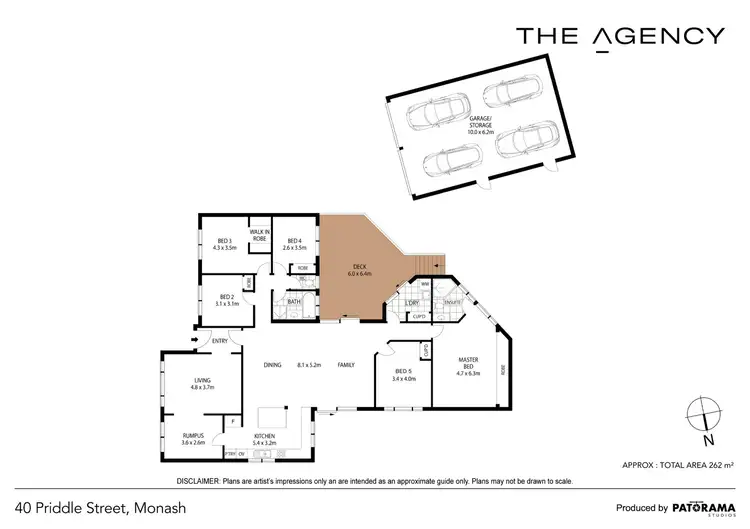 Floorplan of Homely house listing, 40 Priddle Street, Monash ACT 2904