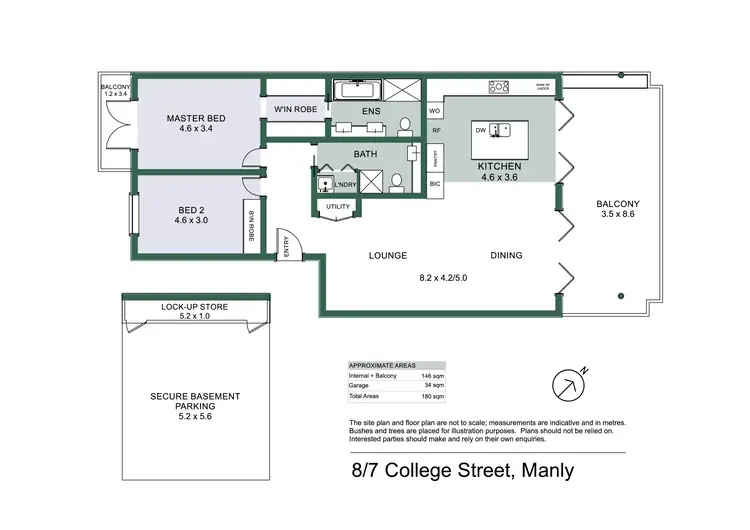 Floorplan of Homely apartment listing, 8/7 College Street, Manly NSW 2095