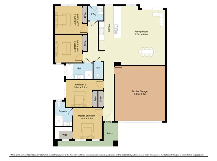Floorplan of Homely house listing, 31 Calvante Way, Tarneit VIC 3029