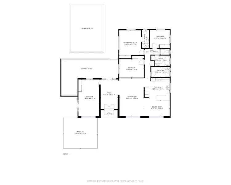 Floorplan of Homely house listing, 10 Flamenco Close, Bayview Heights QLD 4868