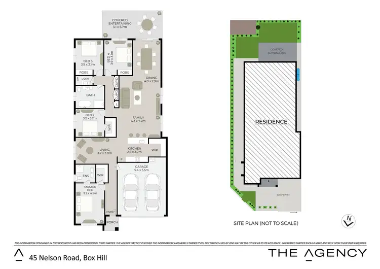 Floorplan of Homely house listing, 45 Nelson Road, Box Hill NSW 2765
